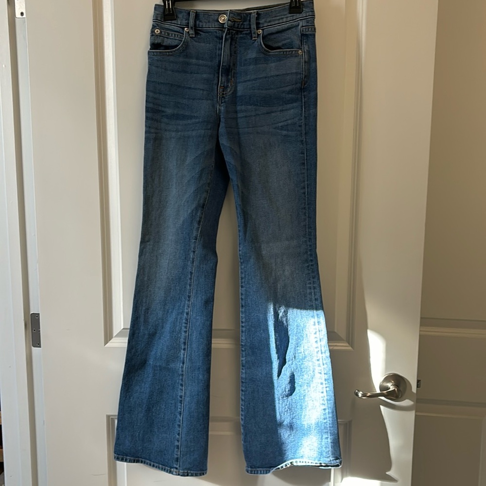 SLVRLAKE Blue Flare & Wide Leg Jeans
